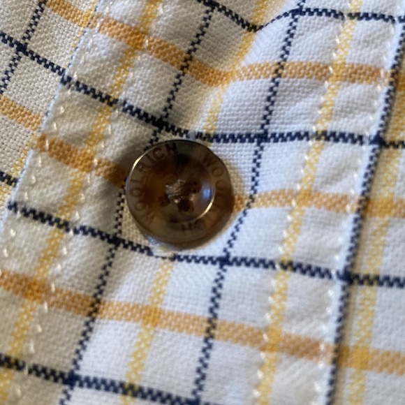 Woolrich mens XL 100% cotton button down shirt Midweight cooler weather classic - Picture 9 of 10